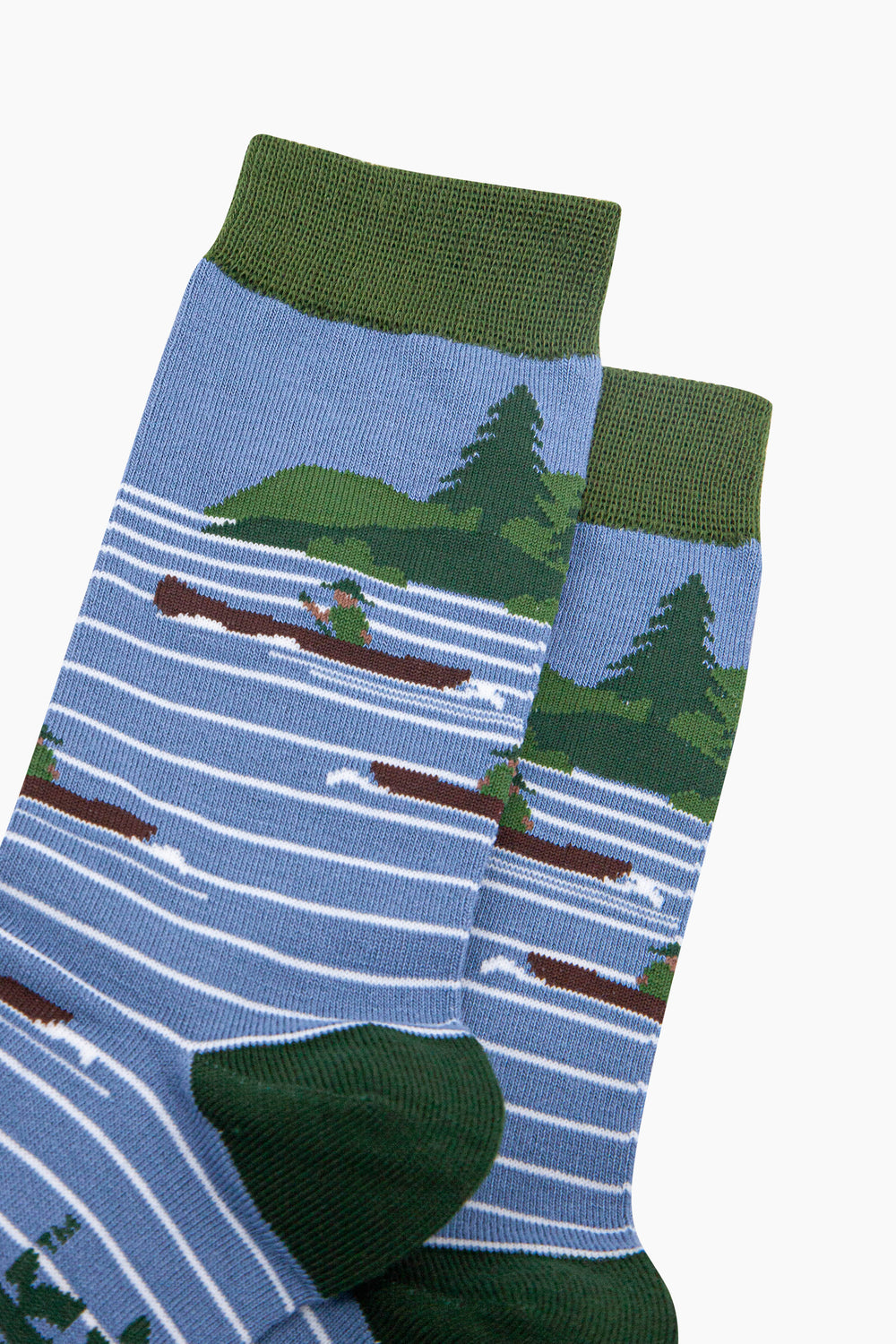 Canoeing-Bamboo-Socks-in-Blue-Closeup