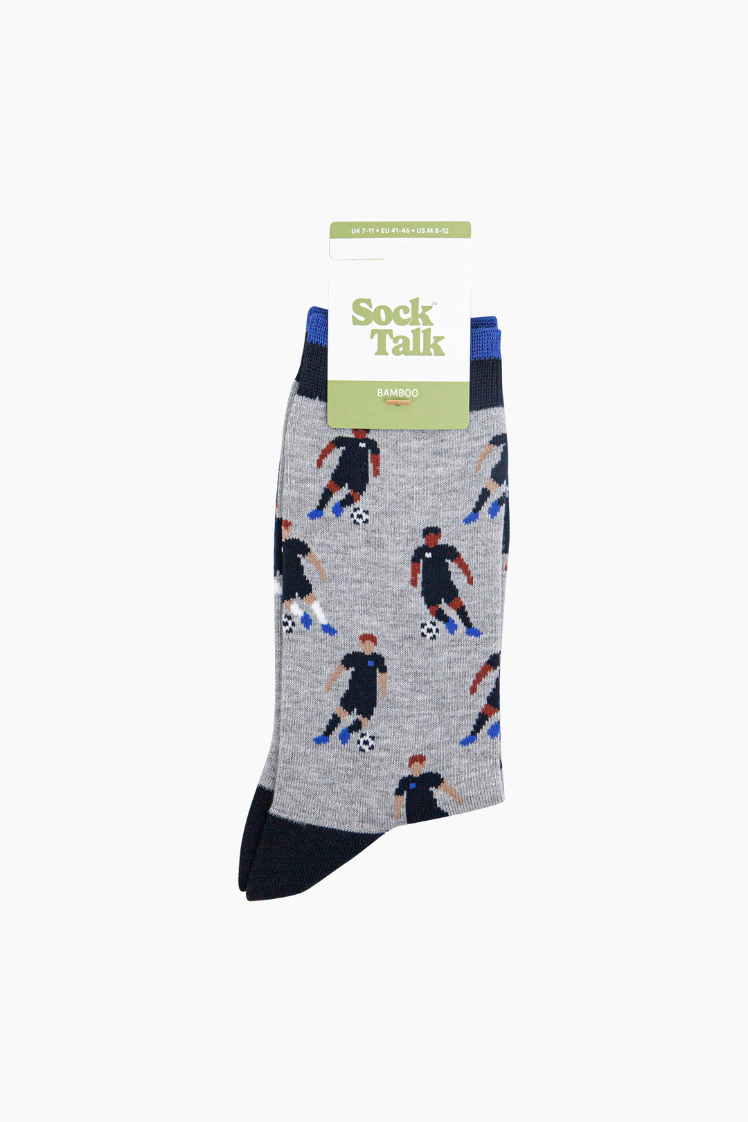 Football-Players-Bamboo-Socks-in-Light-Grey-In-Packaging
