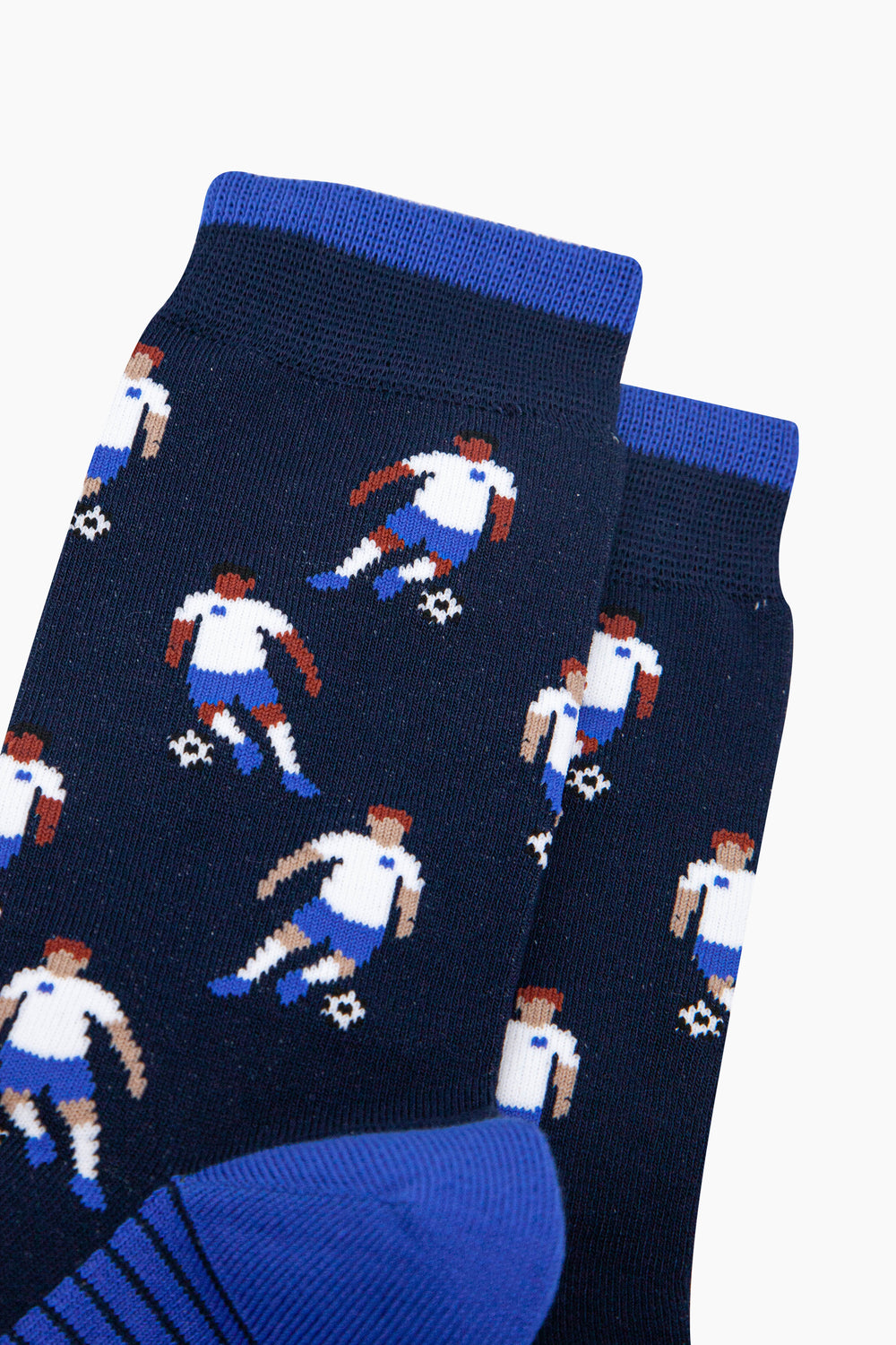 Football-Players-Bamboo-Socks-in-Navy-Blue-Closeup
