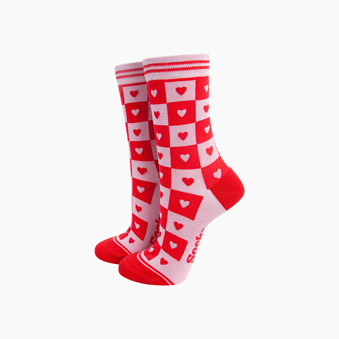 Red-Love-Hearts-Bamboo-Socks-Gift-Set-Pink