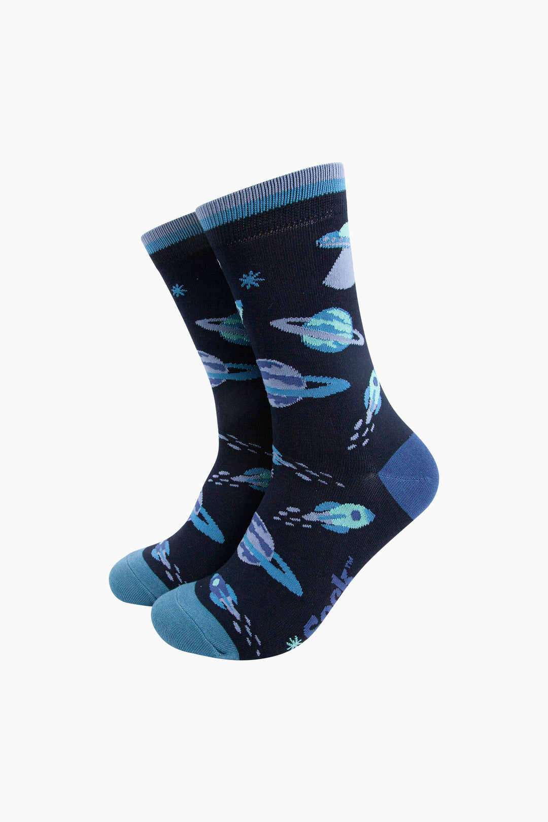 Space-Invasion-Bamboo-Socks-in-Navy-Blue-Mannequin