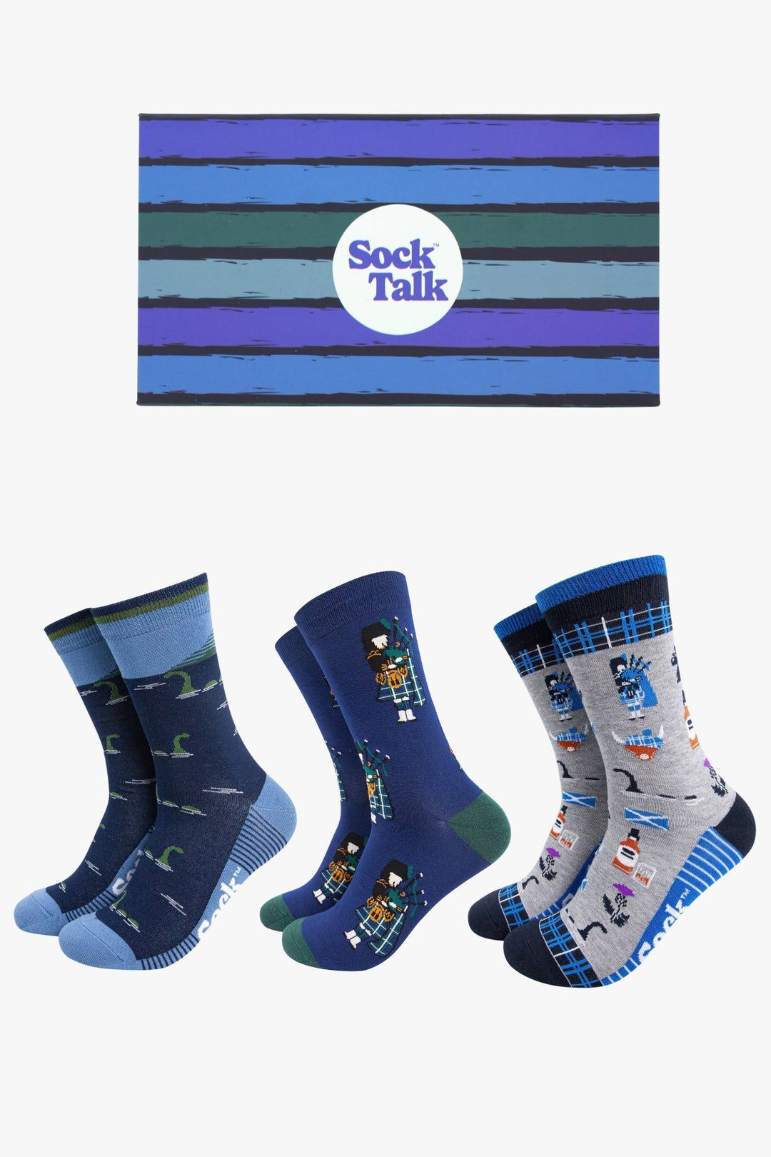 Scottish-Highlands-Bamboo-Socks-Gift-Set