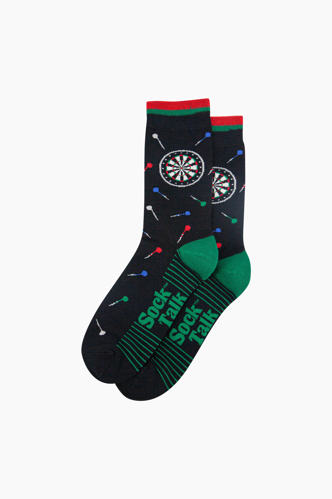 Darts-Bamboo-Socks-in-Black-Lying-Flat