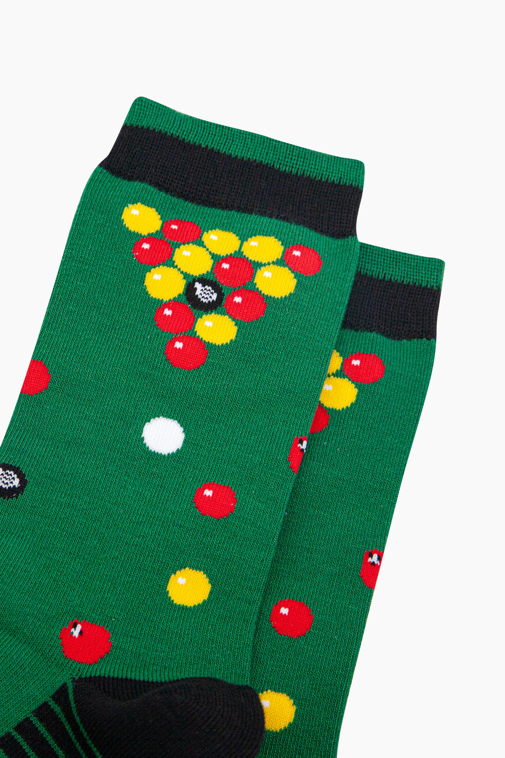 Pool-Table-Bamboo-Socks-in-Green-Closeup