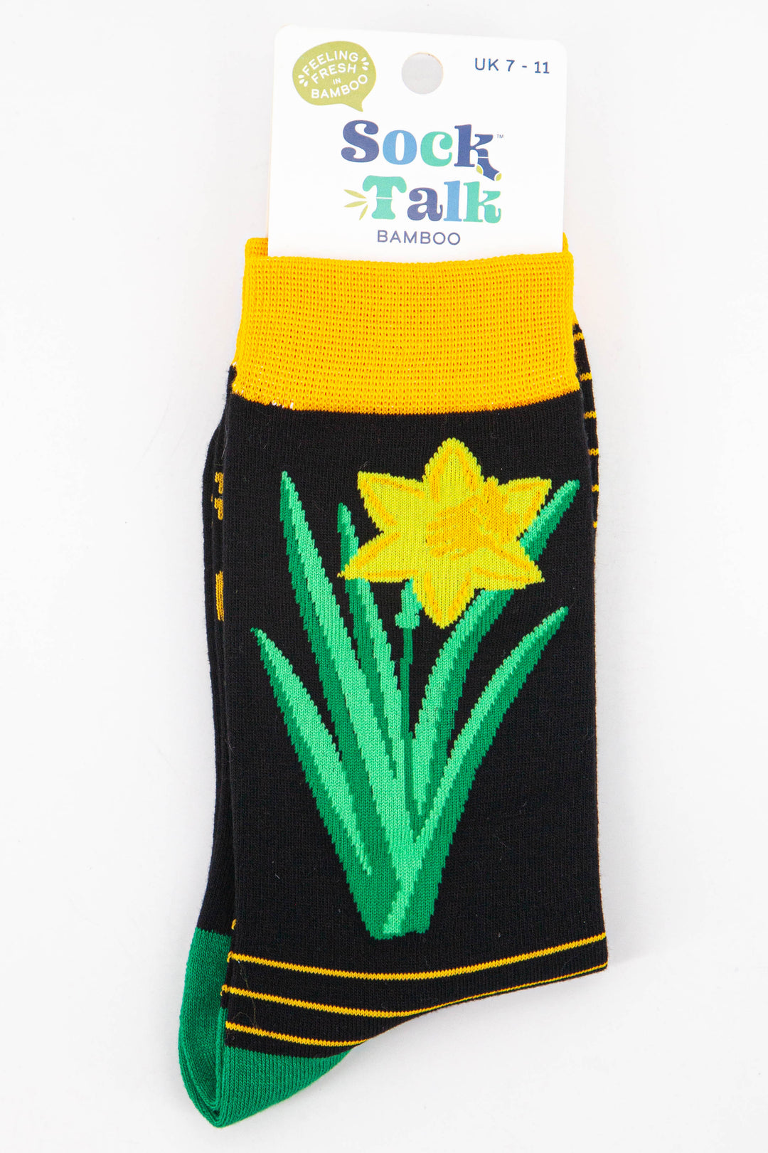 mens welsh daffodil bamboo socks uk size 7-11