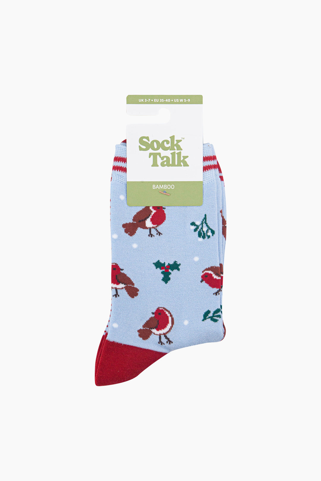 Robin-Women's-Bamboo-Socks-in-Icy-Blue-In-Packaging
