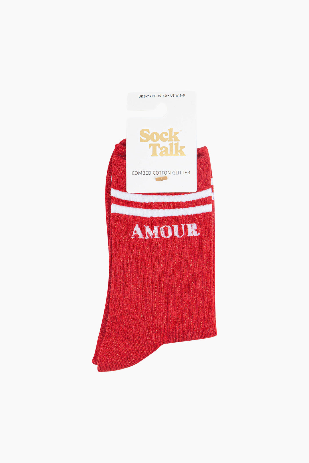 Amour-Combed-Cotton-Glitter-Socks-in-Red-in-packaging