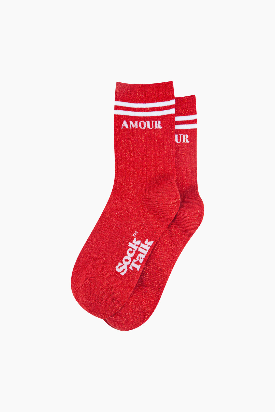 Amour-Combed-Cotton-Glitter-Socks-in-Red-flat-lay