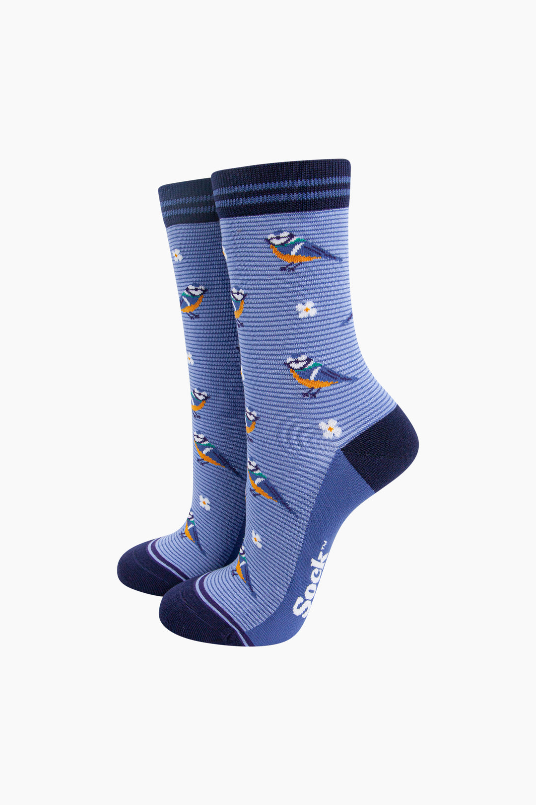 Blue-Tit-Floral-Bamboo-Socks-in-Blue-Mannequin