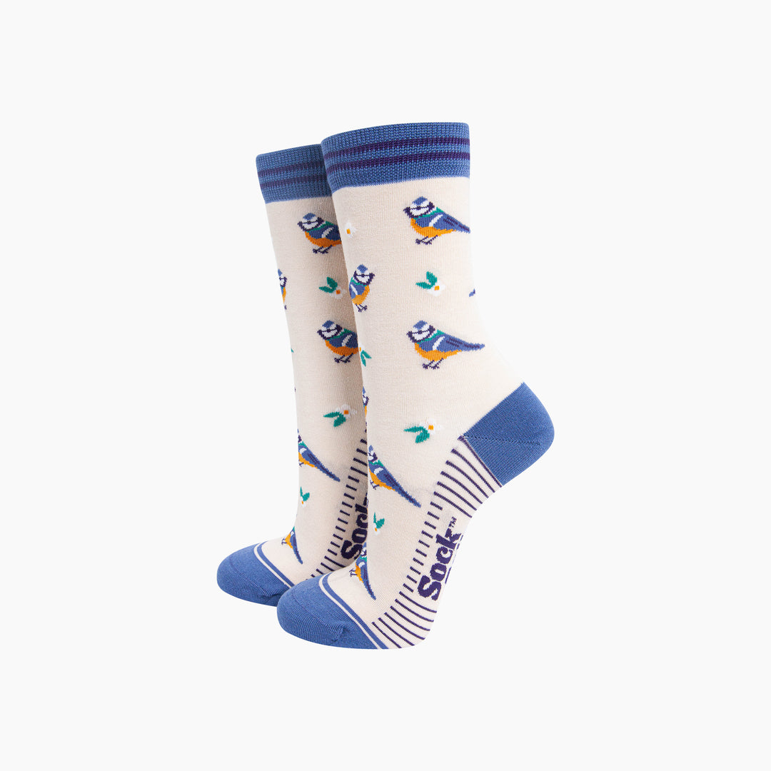 Garden-Birds-Bamboo-Socks-Gift-Set-Bluetit-Cream