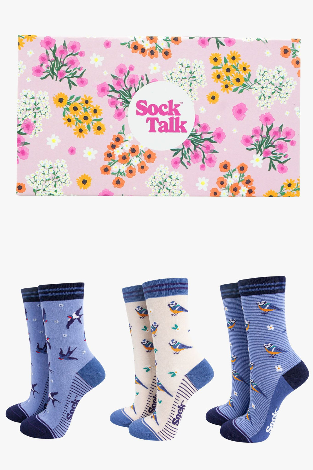 Garden-Birds-Bamboo-Socks-Gift-Set