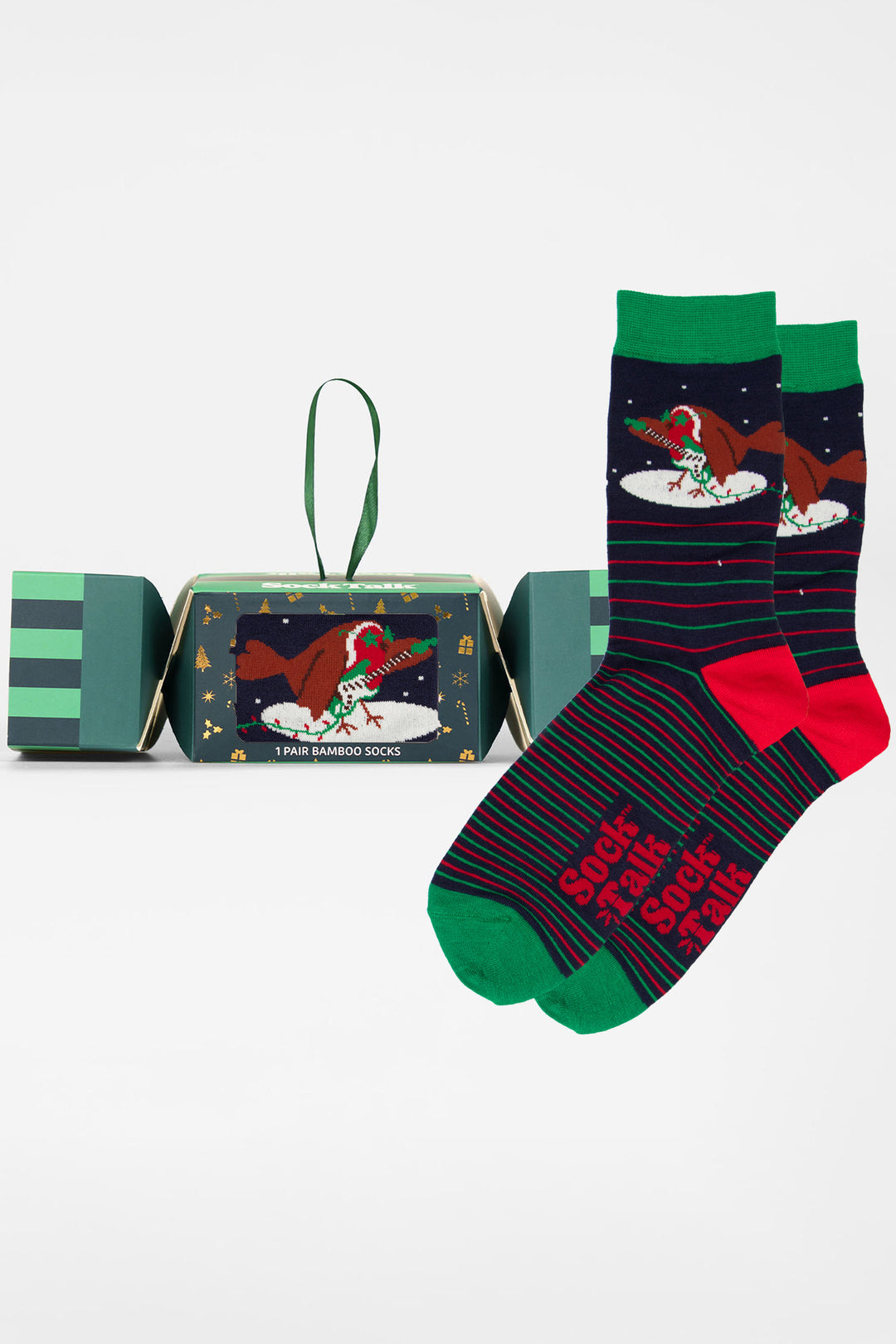 Rockin'-Robin-Bamboo-Crew-Socks-Christmas-Cracker-Gift-Box-in-Navy-Blue