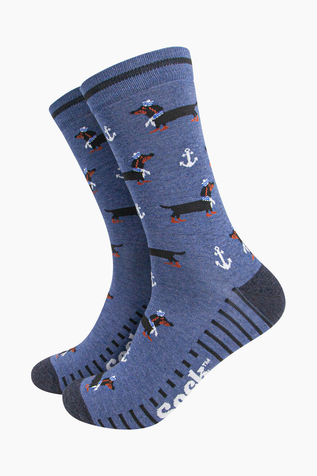 Sailor-Sausage-Dogs-Bamboo-Socks-Gift-Set-Anchor