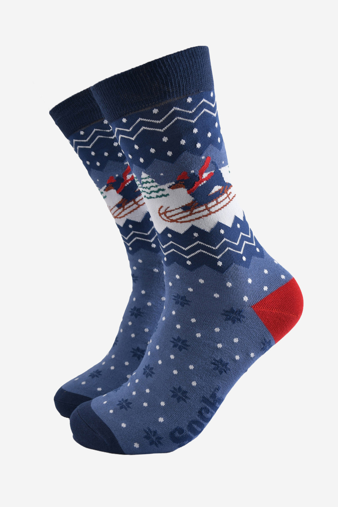 mens-socks-gift-box-navy-winter-sausage-dogs-sleigh