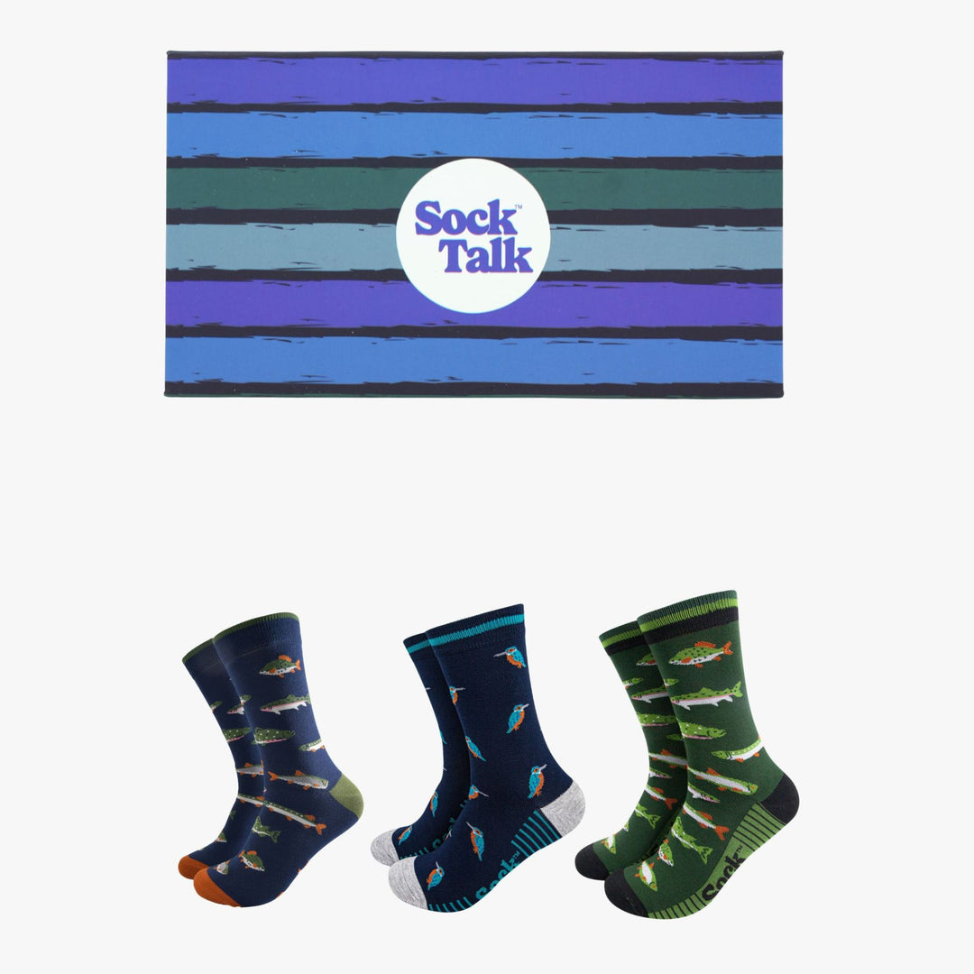 River-Fishing-Bamboo-Socks-Gift-Set