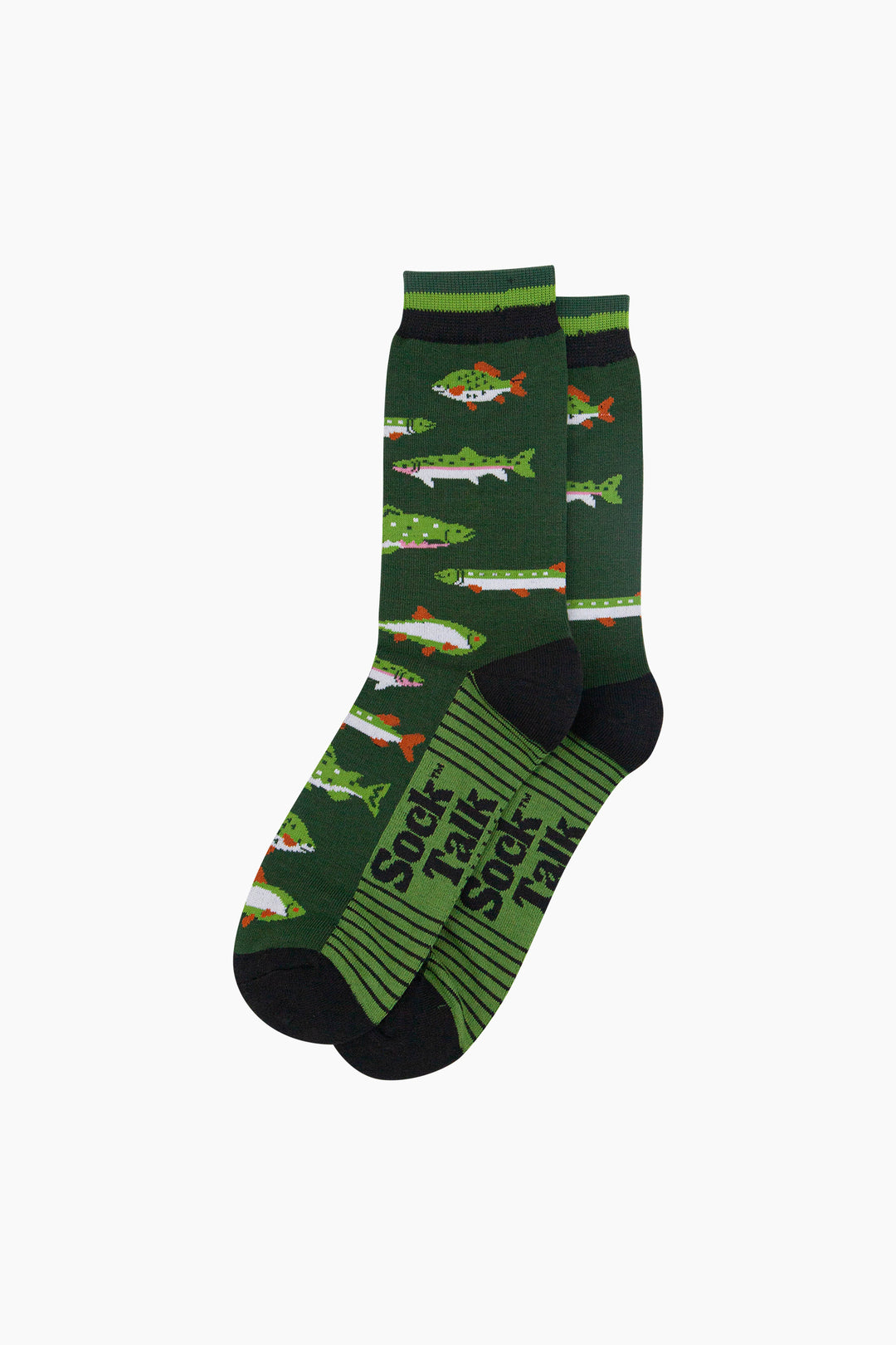 River-Fishing-Bamboo-Socks-in-Green-Mannequin-Lying-Flat