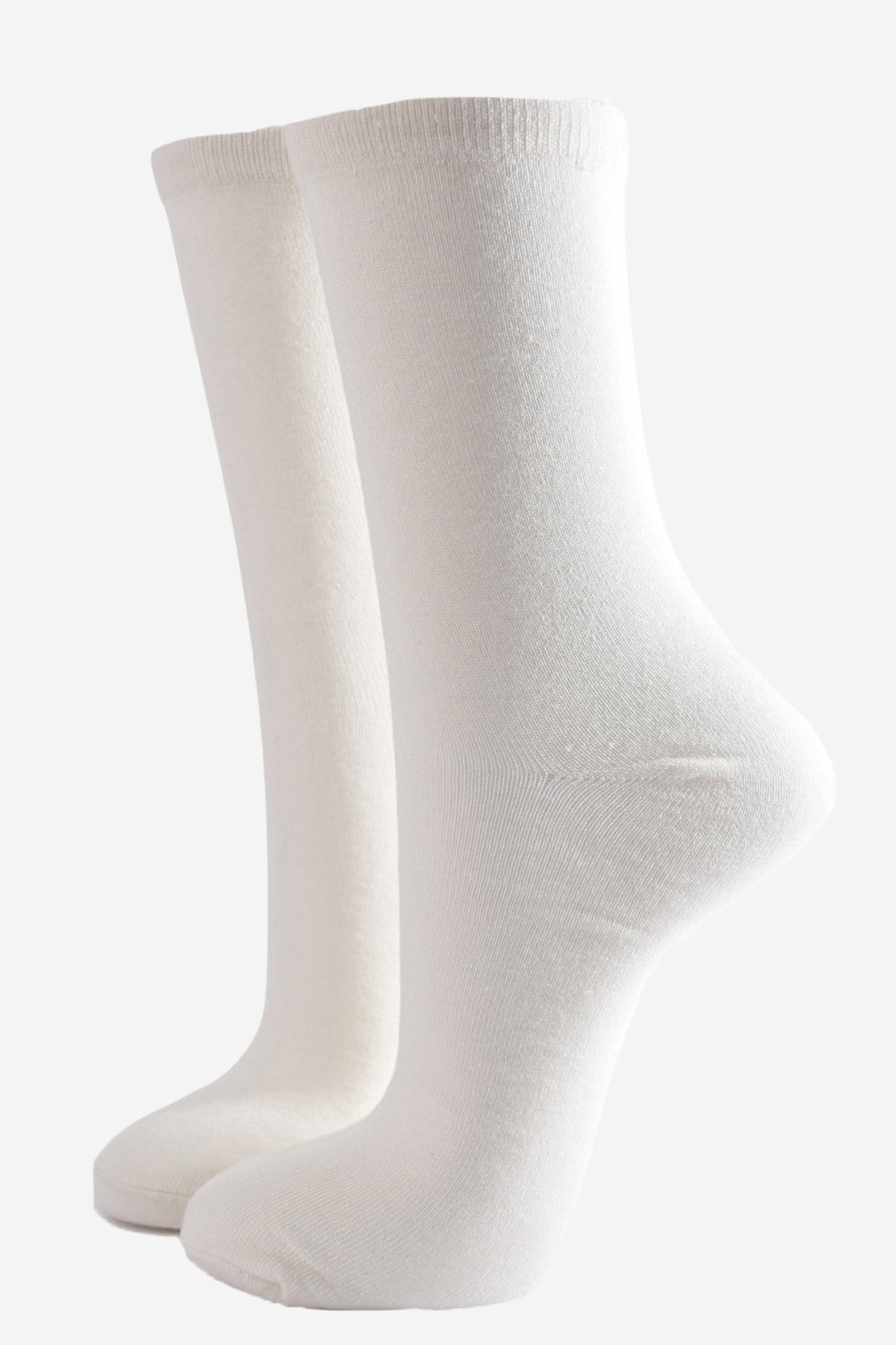 womens plain white bamboo ankle socks