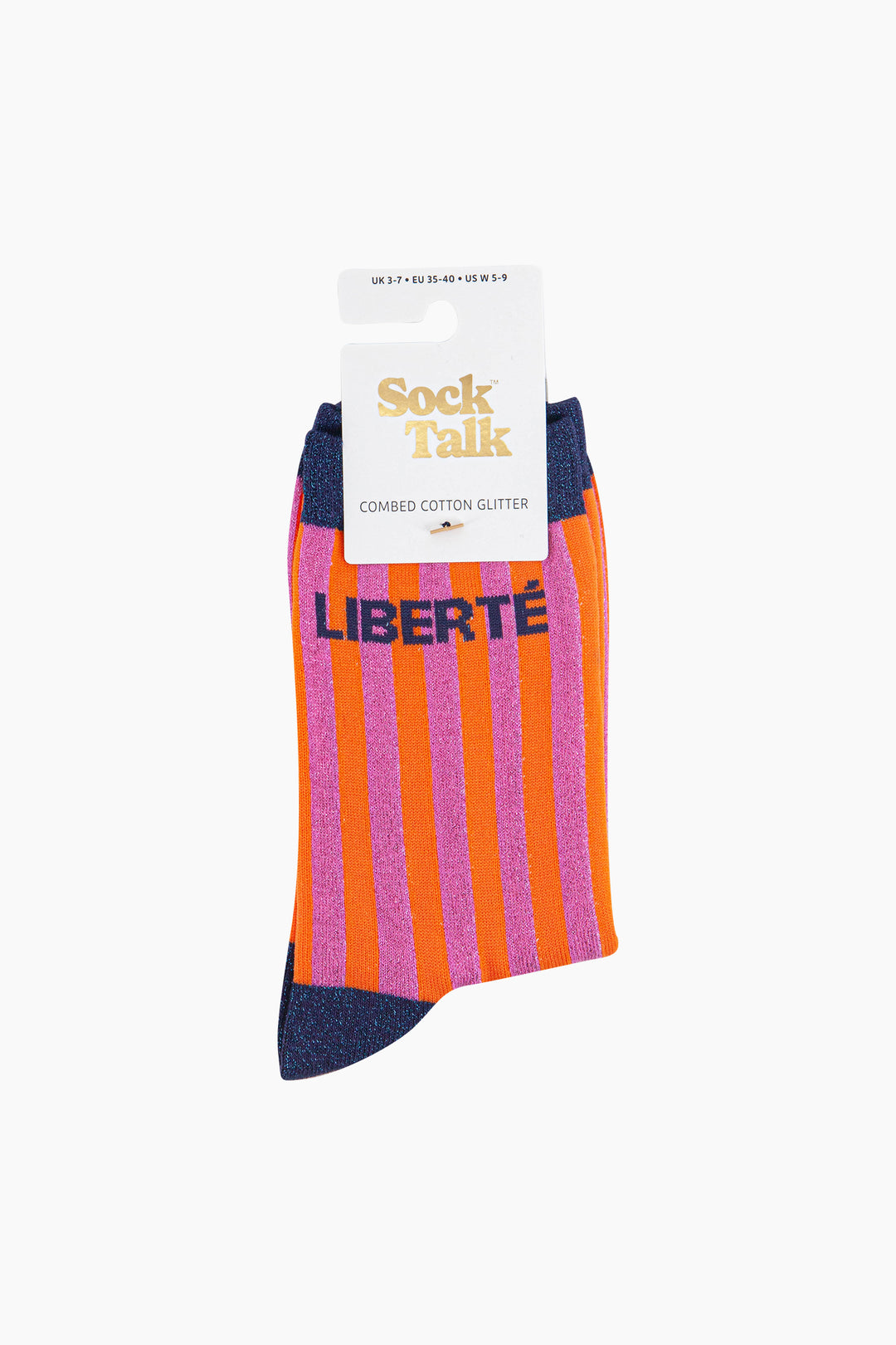 Liberte-Stripes-Combed-Cotton-Glitter-Socks-in-Pink-Blue-in-packaging