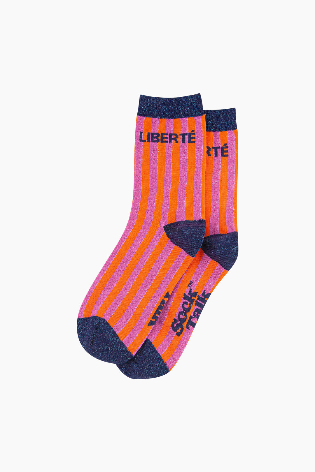 Liberte-Stripes-Combed-Cotton-Glitter-Socks-in-Pink-Blue-flat-lay