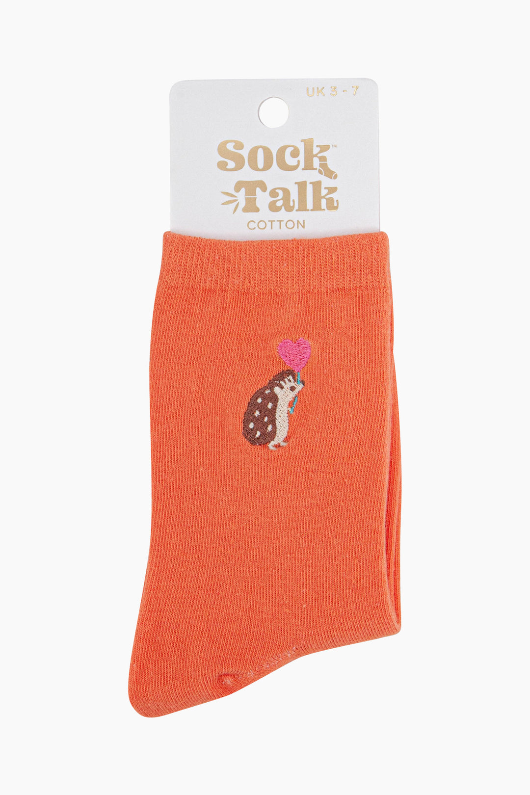 womens-embroidered-socks-orange-hedgehog-heart-balloon-in-sock-talk-packaging-uk-size-3-7