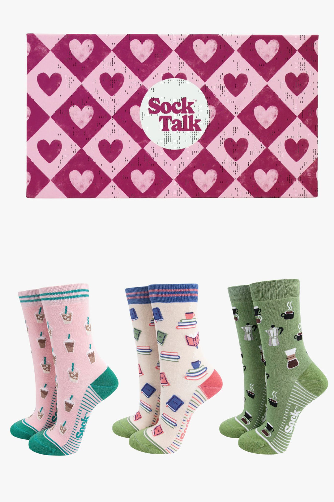 Coffee-&-Books-Bamboo-Socks-Gift-Set