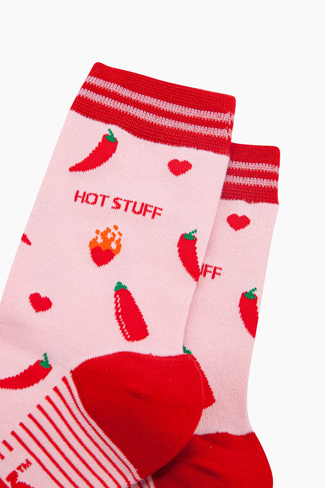 Hot-Stuff-Chilli-Pepper-Bamboo-Socks-in-Pink-Close-Up