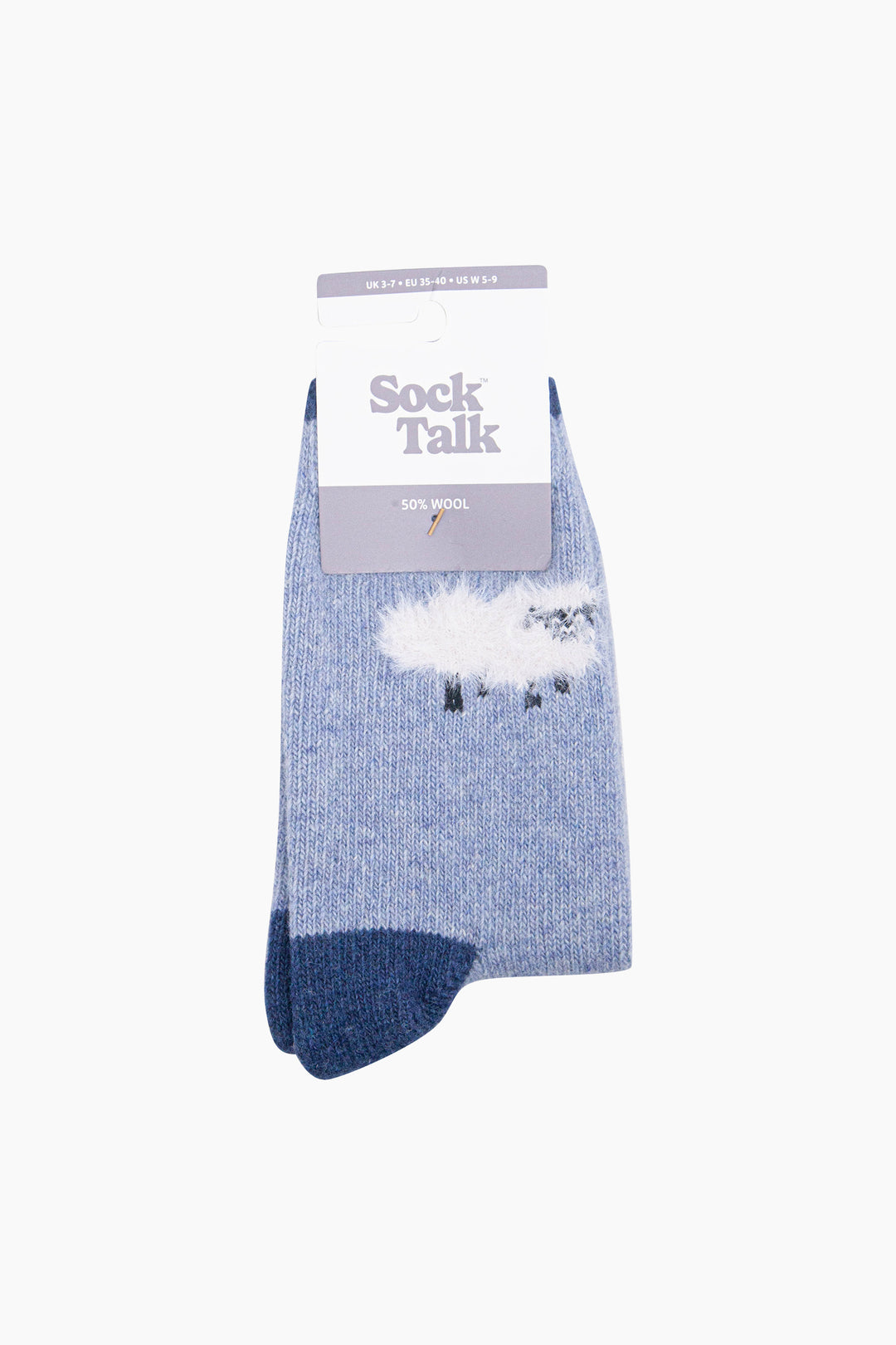 Sheep-Wool-Fluffy-Element-Socks-in-Denim-Blue-In-Packaging
