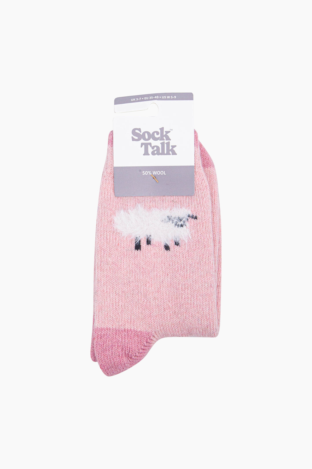 Sheep-Wool-Fluffy-Element-Socks-in-Pink-In-Packaging