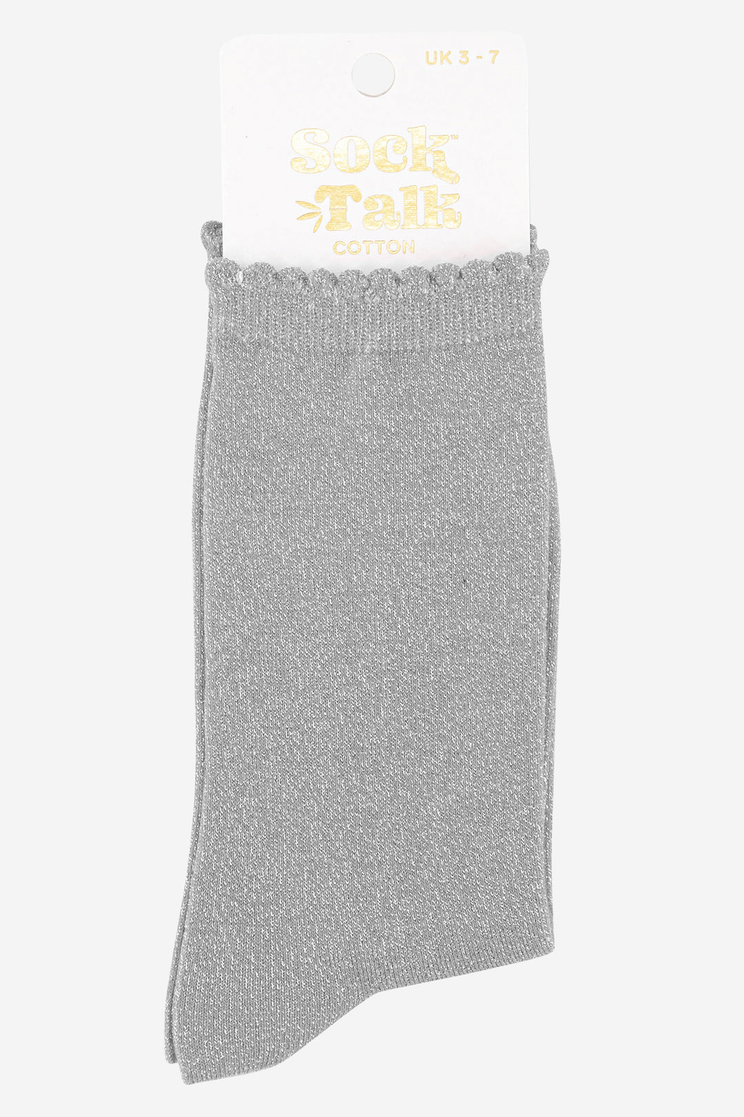 Women's Glitter Socks - Grey