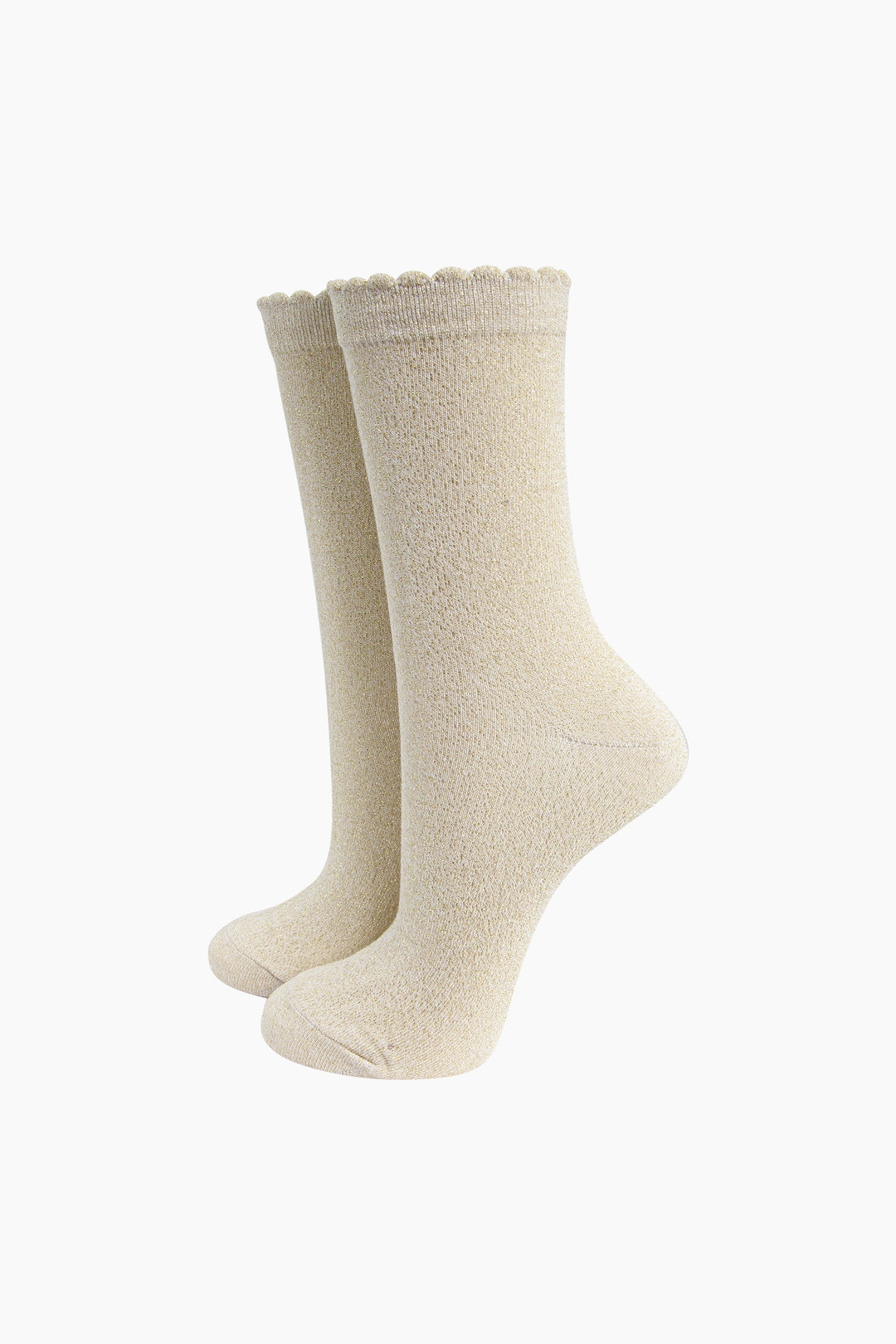 Plain-Combed-Cotton-Glitter-Socks-in-Light-Beige-Mannequin