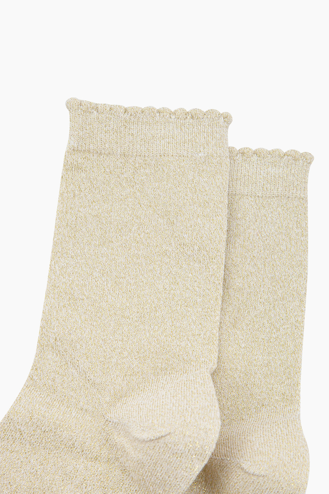 Plain-Combed-Cotton-Glitter-Socks-in-Light-Beige-Closeup