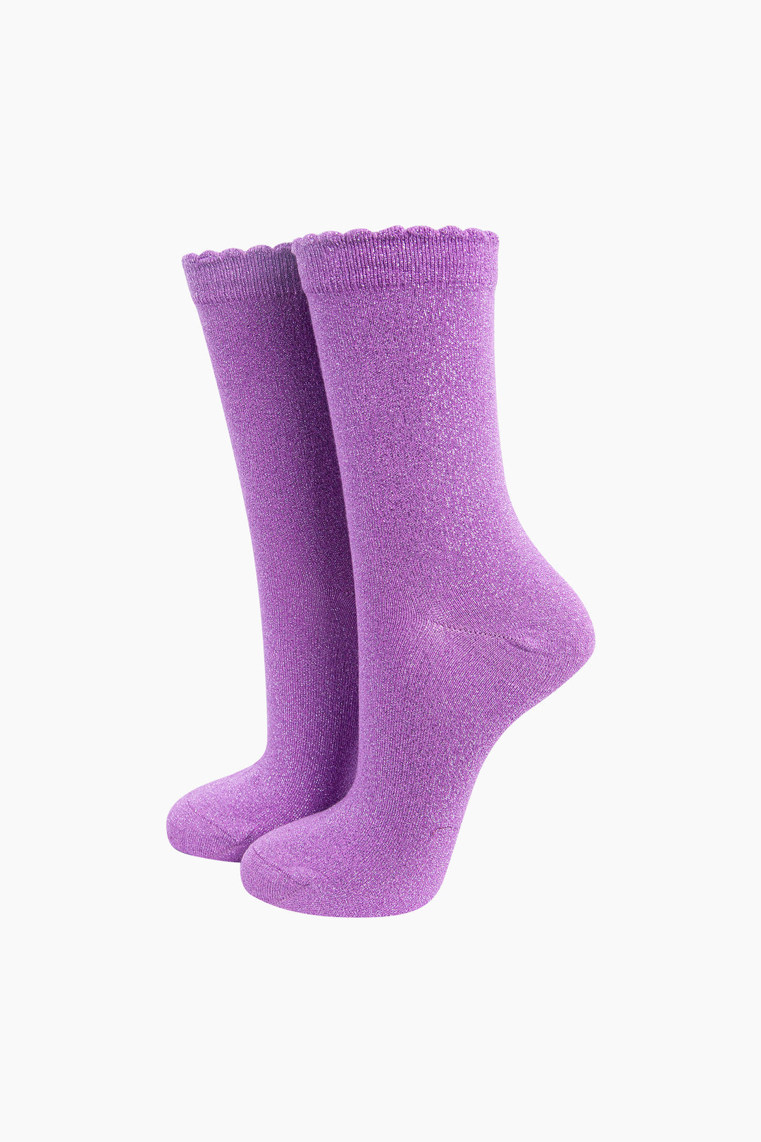 Plain-Combed-Cotton-Glitter-Socks-in-Violet-Mannequin