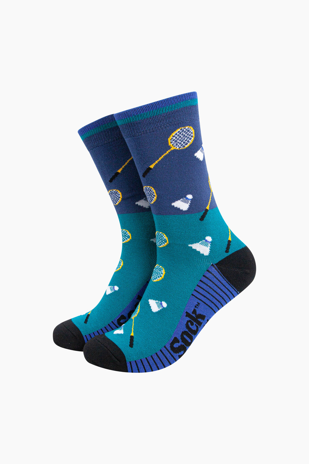 Badminton-Bamboo-Socks-in-Blue-Mannequin