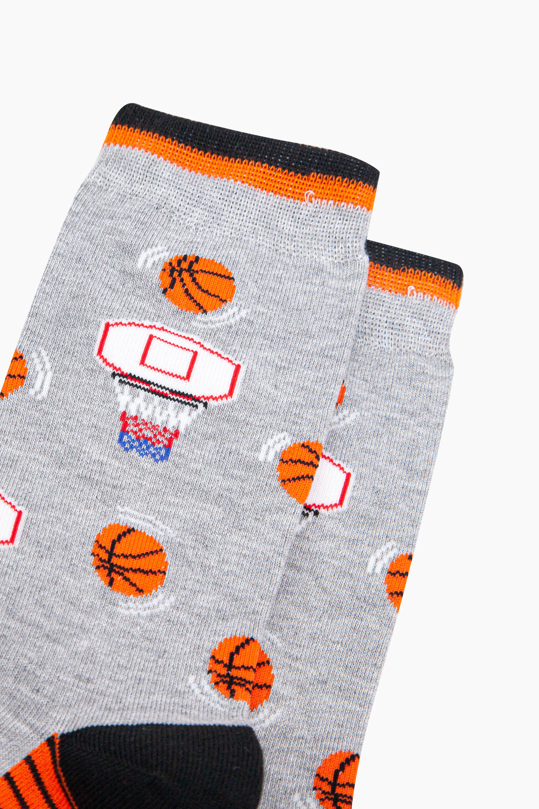 Basketball-Bamboo-Socks-in-Light-Grey-Closeup