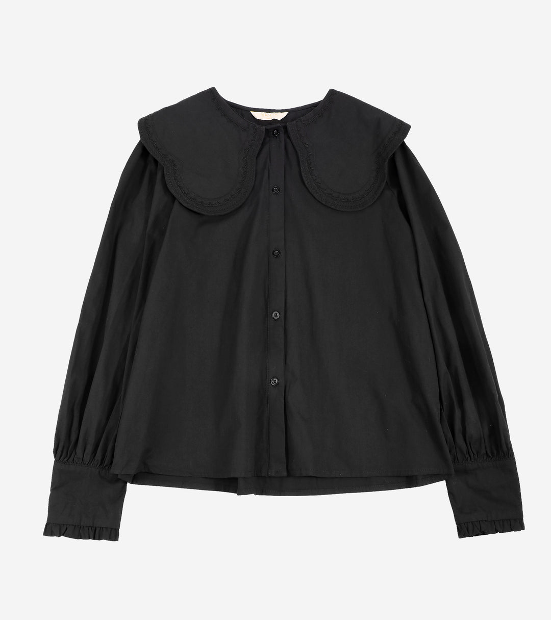 cammie-long-sleeve-cotton-shirt-black-pilgrim-collar-button-front