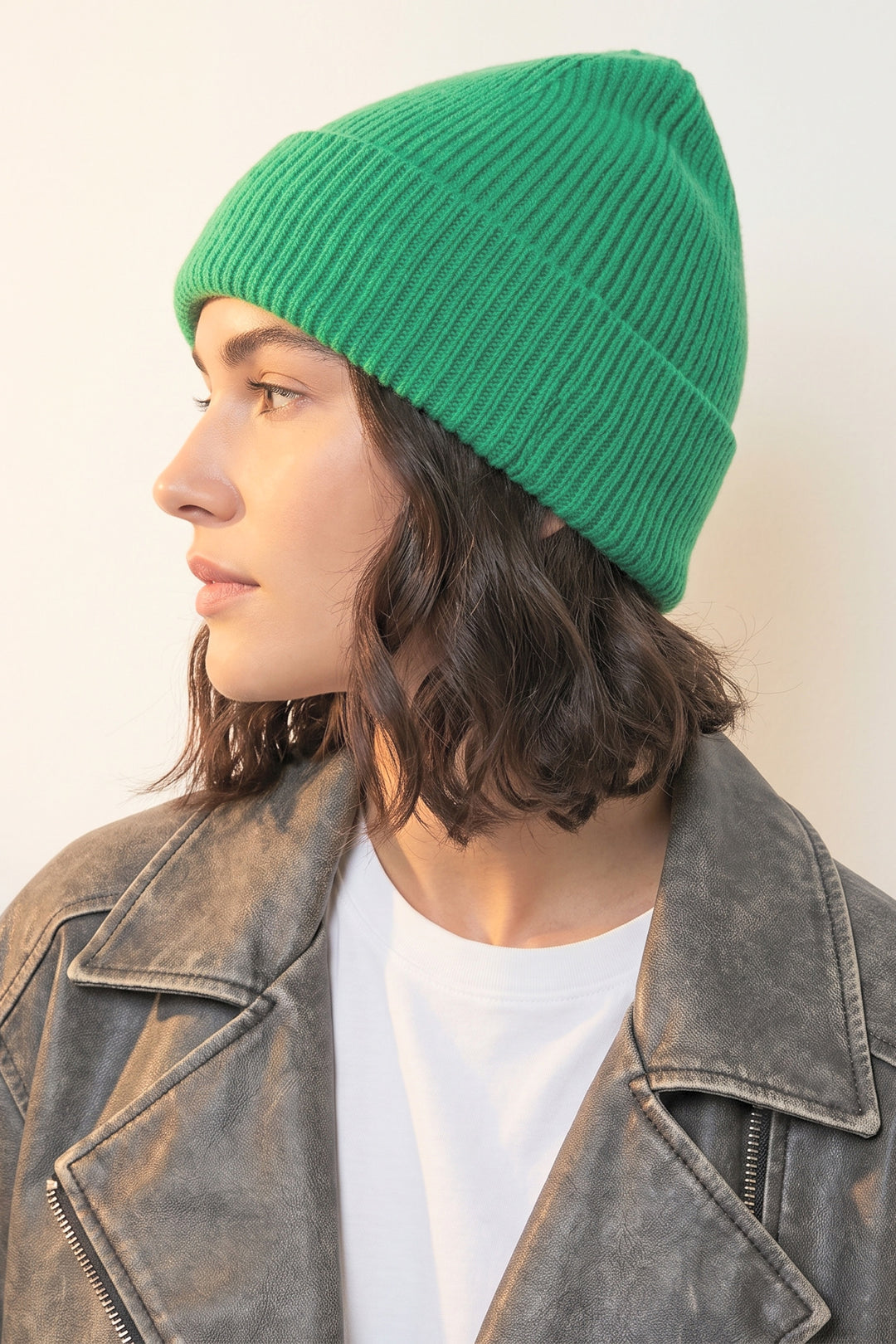 green-ribbed-beanie-hat
