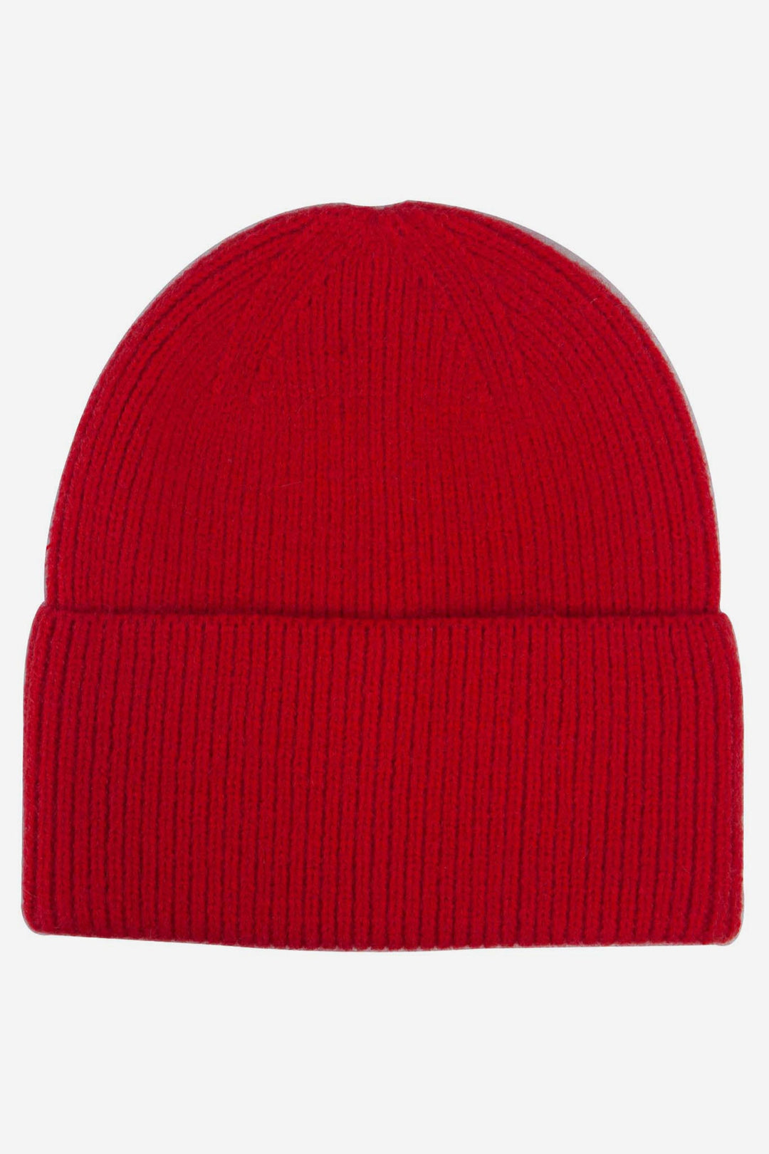 Ribbed-Knit-Men's-Beanie-Hat-in-Red