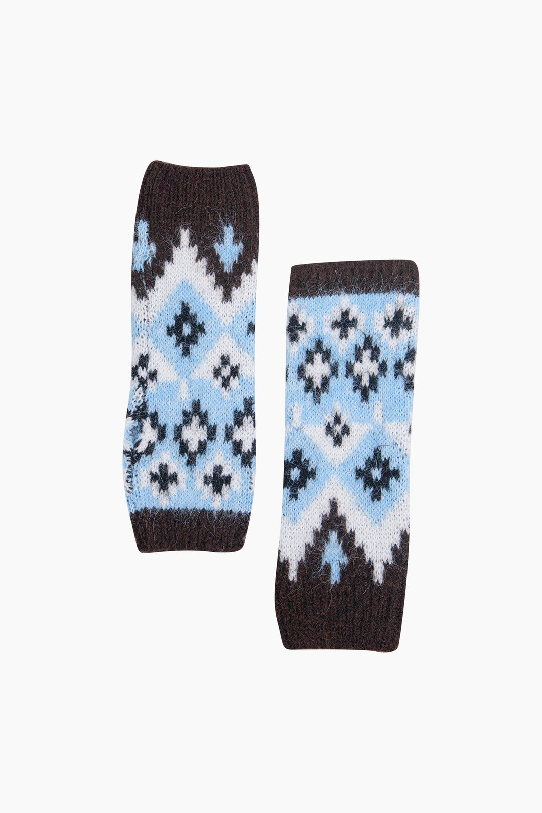 Nordic-Print-Wrist-Warmer-in-Brown/Blue