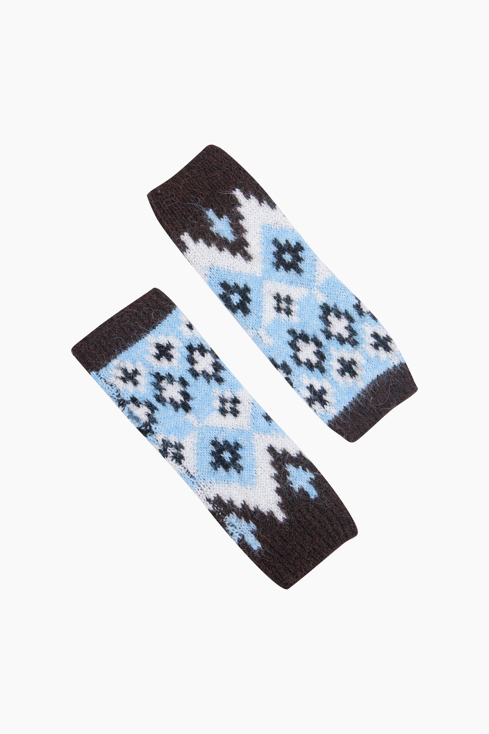 Nordic-Print-Wrist-Warmer-in-Brown/Blue