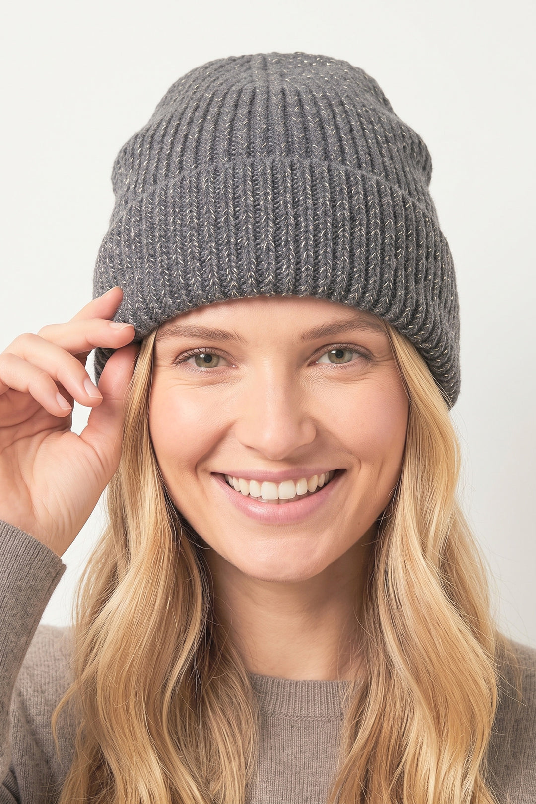 knitted-beanie-hat-dark-grey-glitter