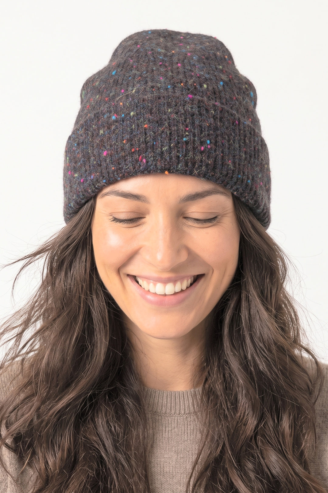 marl-knit-beanie-hat-black