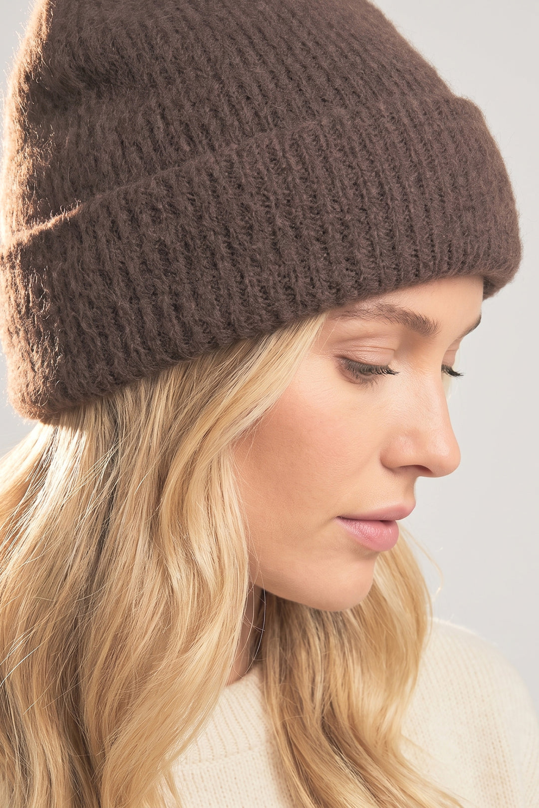 Textured-Beanie-Hat-in-Brown
