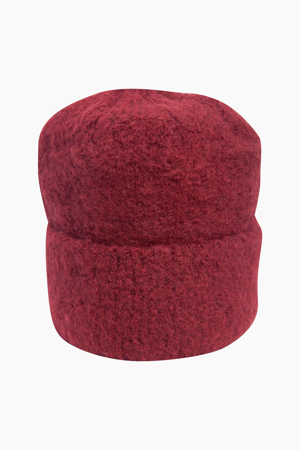 Textured-Men's-Knitted-Beanie-Hat-in-Burgundy