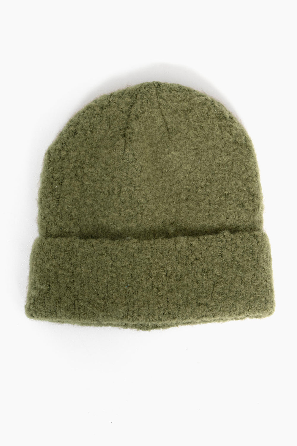 Textured-Men's-Knitted-Beanie-Hat-in-Khaki