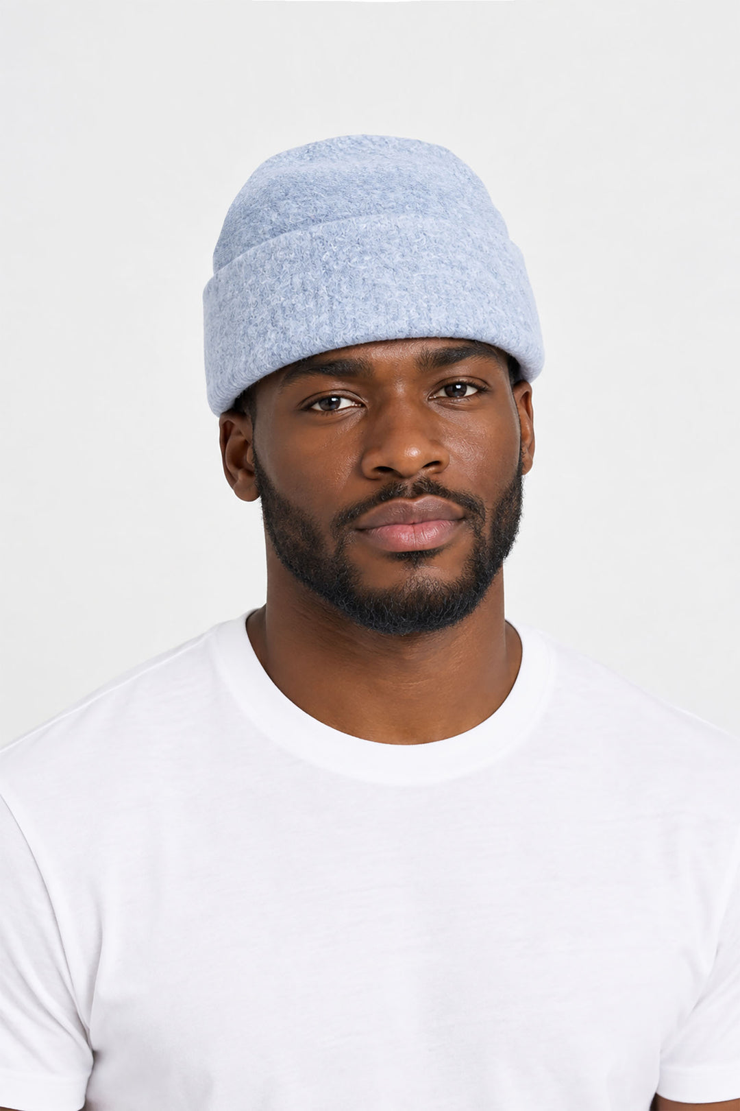 Textured-Men's-Knitted-Beanie-Hat-in-Blue