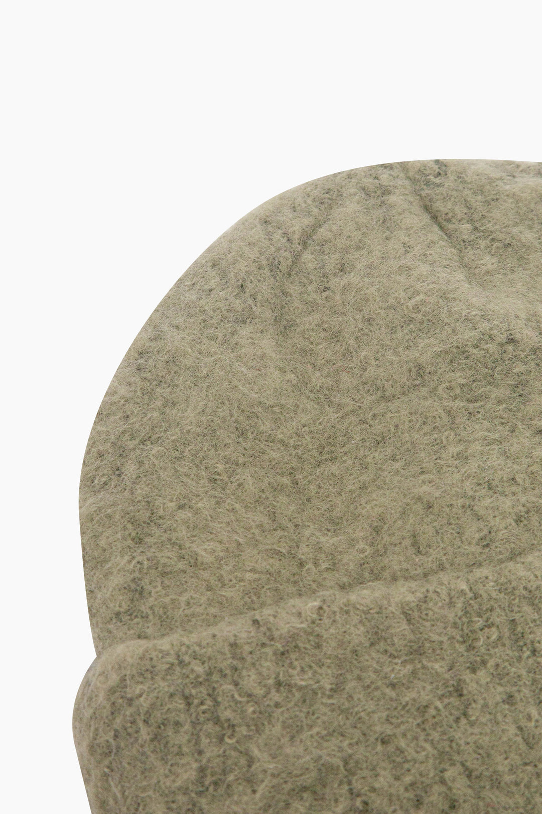 Textured-Men's-Knitted-Beanie-Hat-in-Green