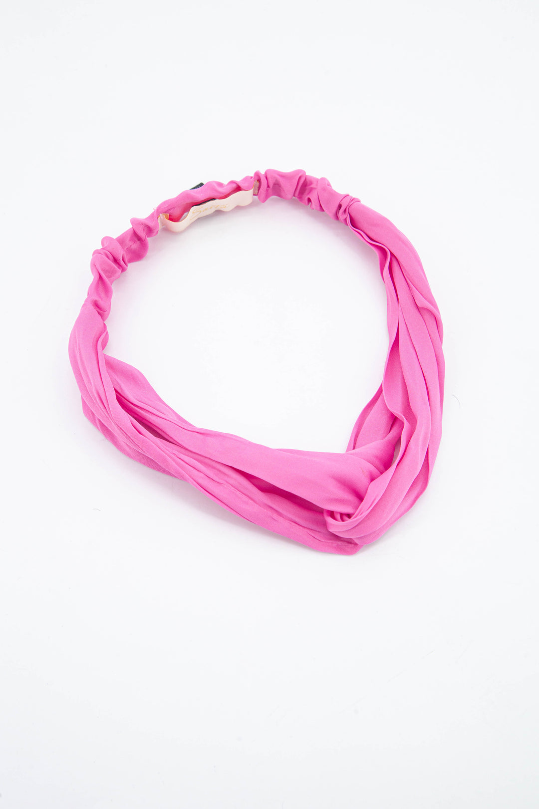 plain pink headband with an twist at the front