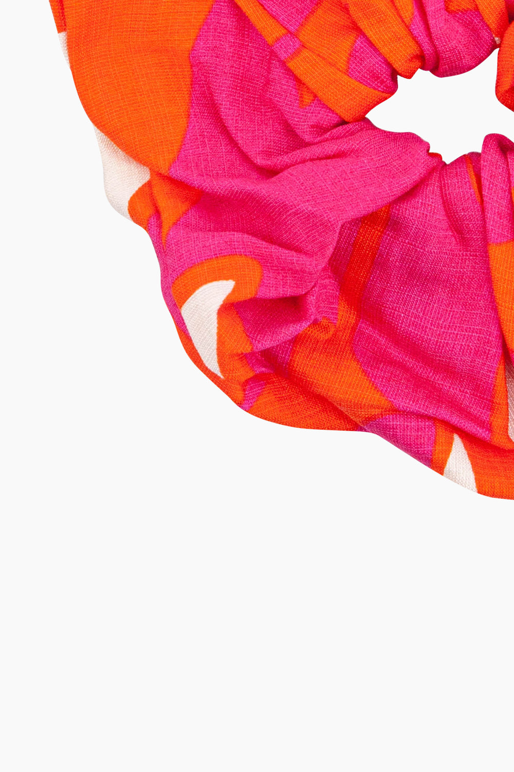 Large-Hibiscus-Floral-Scrunchie-in-Hot-Pink-Closeup
