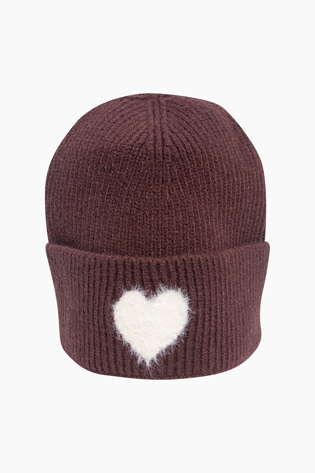 Fluffy-Heart-Beanie-Hat-in-Brown/Cream
