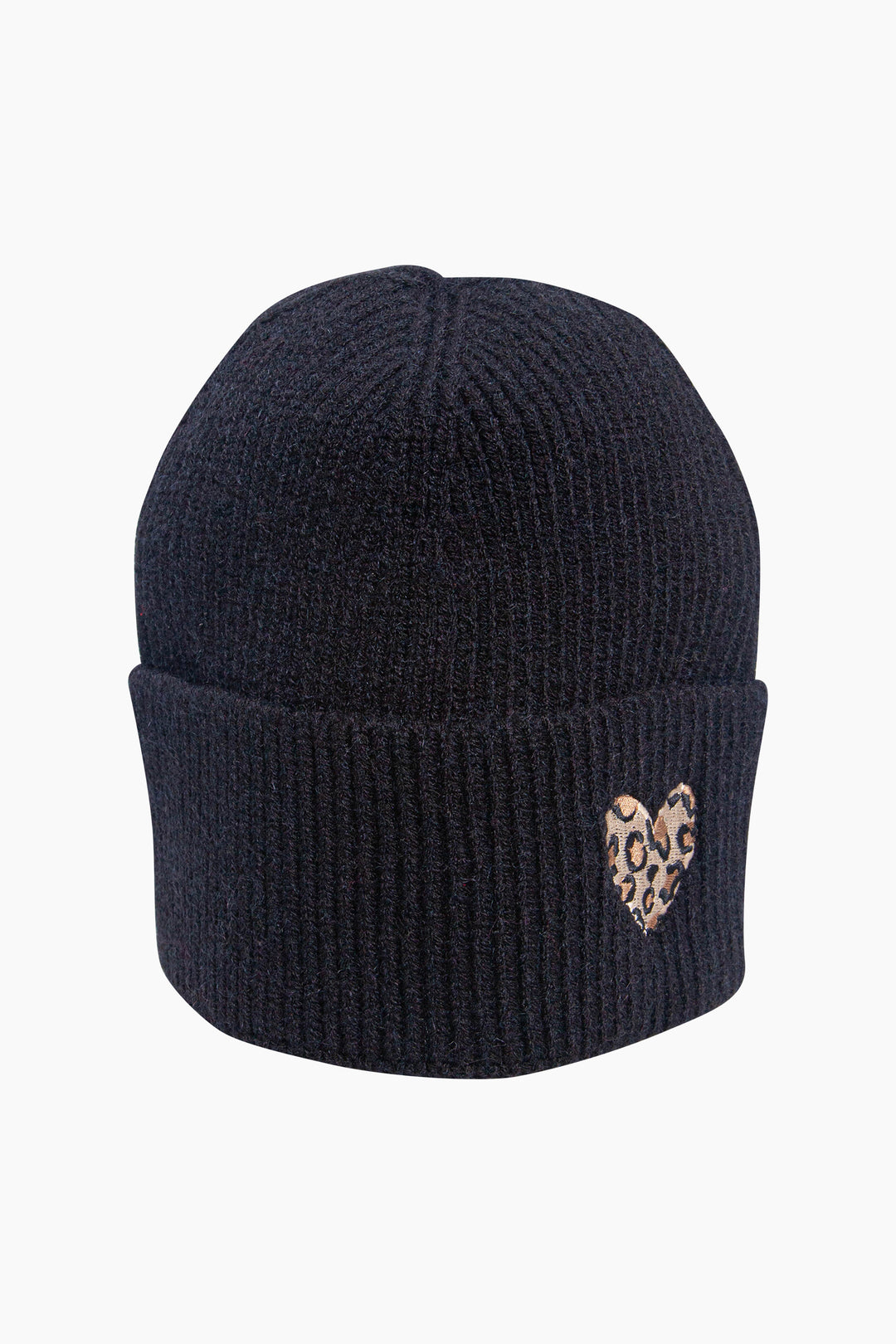Leopard-Print-Beanie-Hat-in-Black